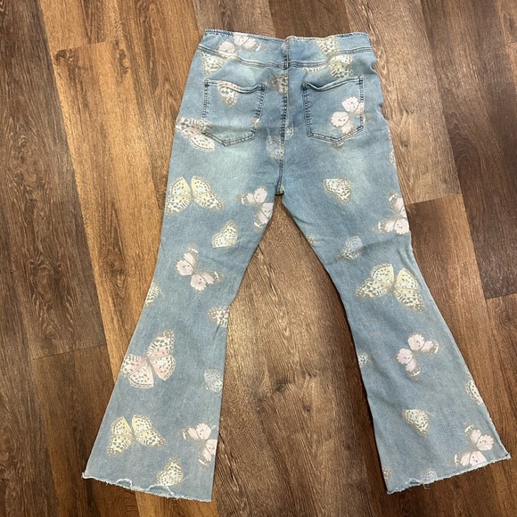 NoBo No Boundaries 15-17 Juniors Stretch Flare Jeans 2 Pair Lot - Picture 5 of 7